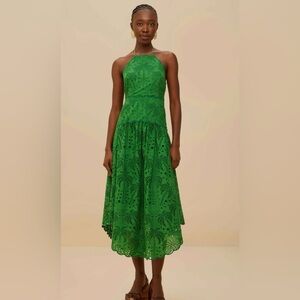 farm rio knotted cut-out midi dress Knotted Cut-Out Maxi Dress